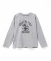 T-GRAPHICS カレッジ風アニマル長袖Tシャツ キッズ メール便 対応商品
