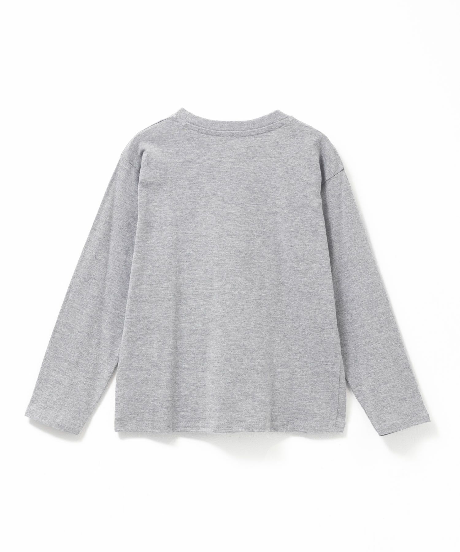 T-GRAPHICS  カレッジ風アニマル長袖Tシャツ キッズ メール便 対応商品商品画像-4