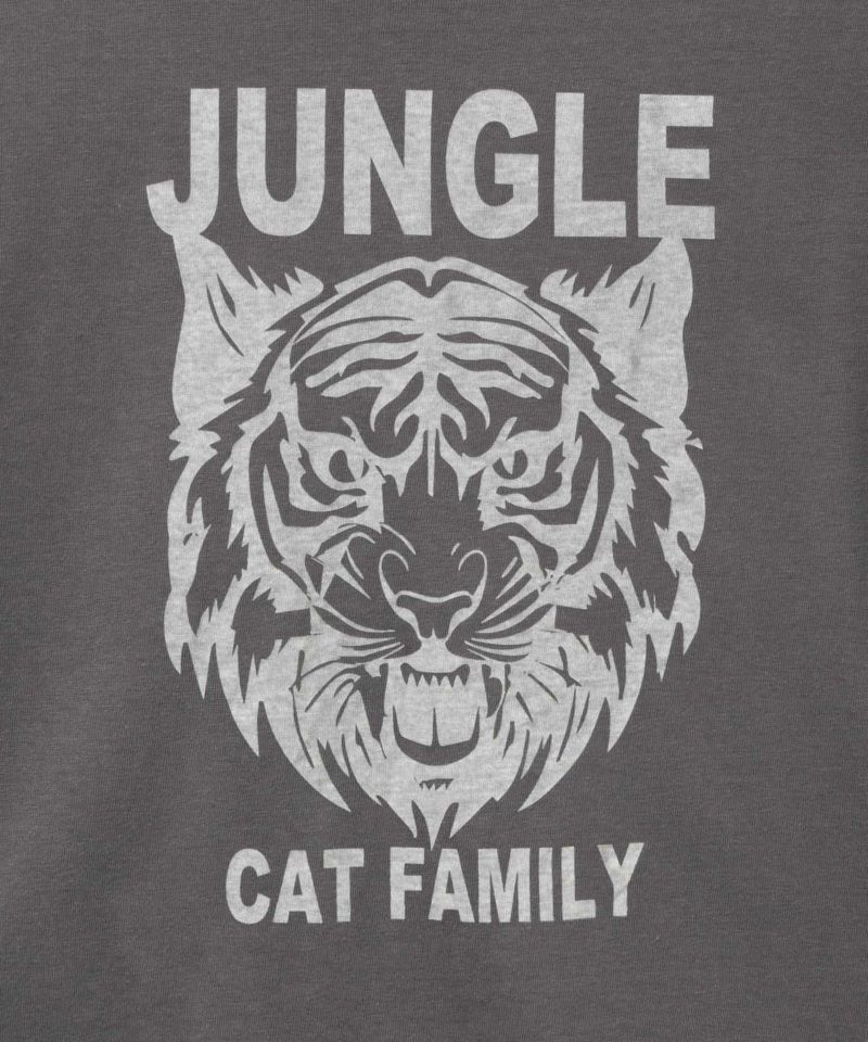 T-GRAPHICS カレッジ風アニマル長袖Tシャツ キッズ メール便 対応商品商品画像-5