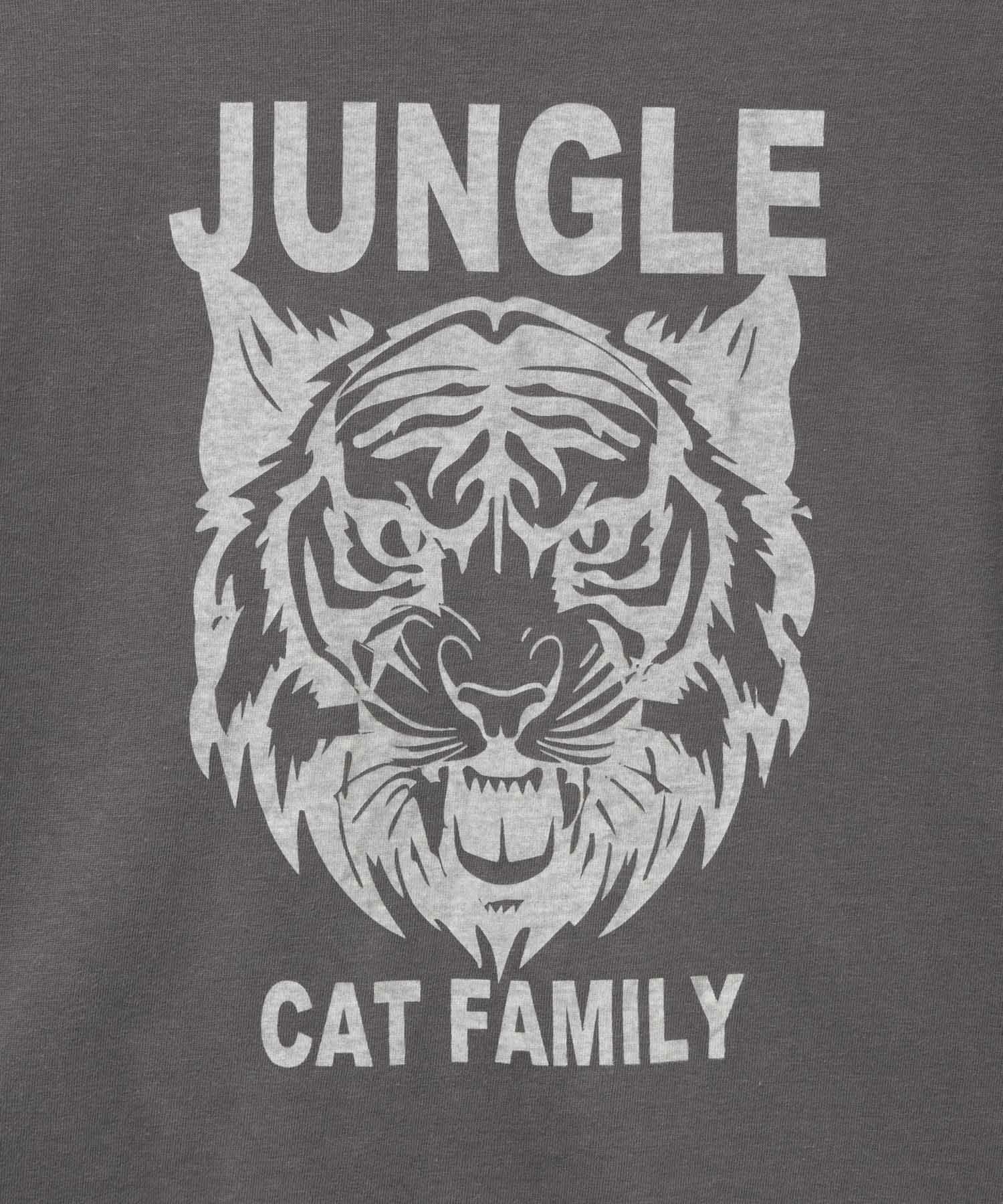 T-GRAPHICS  カレッジ風アニマル長袖Tシャツ キッズ メール便 対応商品商品画像-5