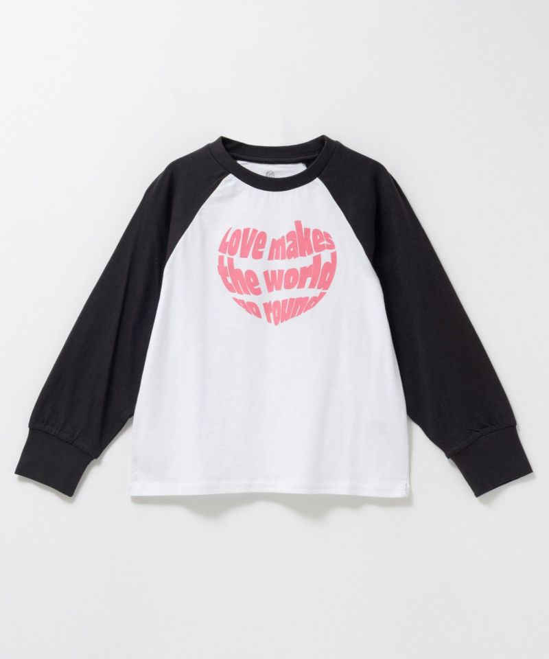 T-GRAPHICS  ラグラン長袖Tシャツ キッズ メール便 対応商品商品画像-1