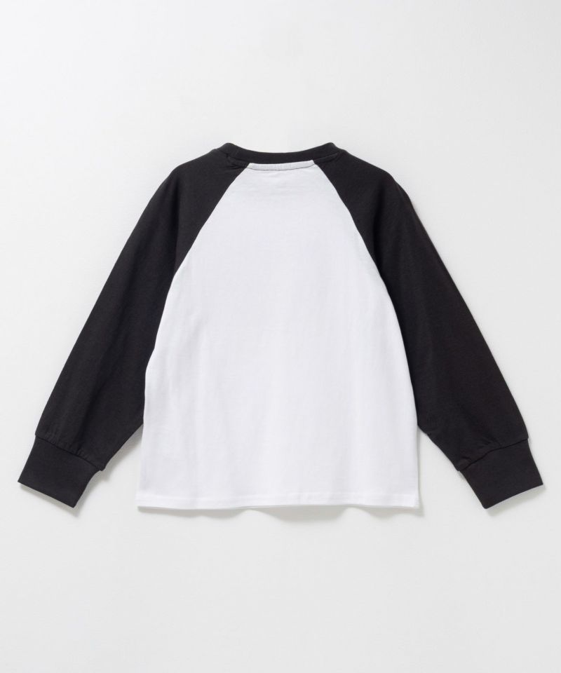 T-GRAPHICS  ラグラン長袖Tシャツ キッズ メール便 対応商品商品画像-2