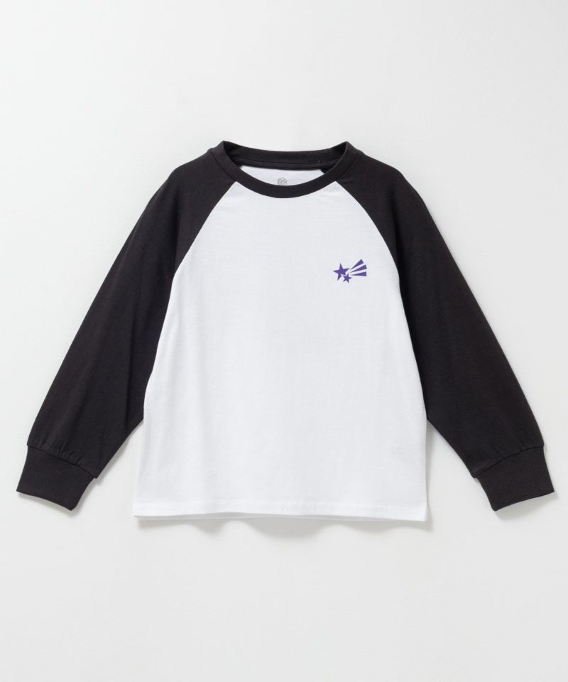 T-GRAPHICS  ラグラン長袖Tシャツ キッズ メール便 対応商品商品画像-3