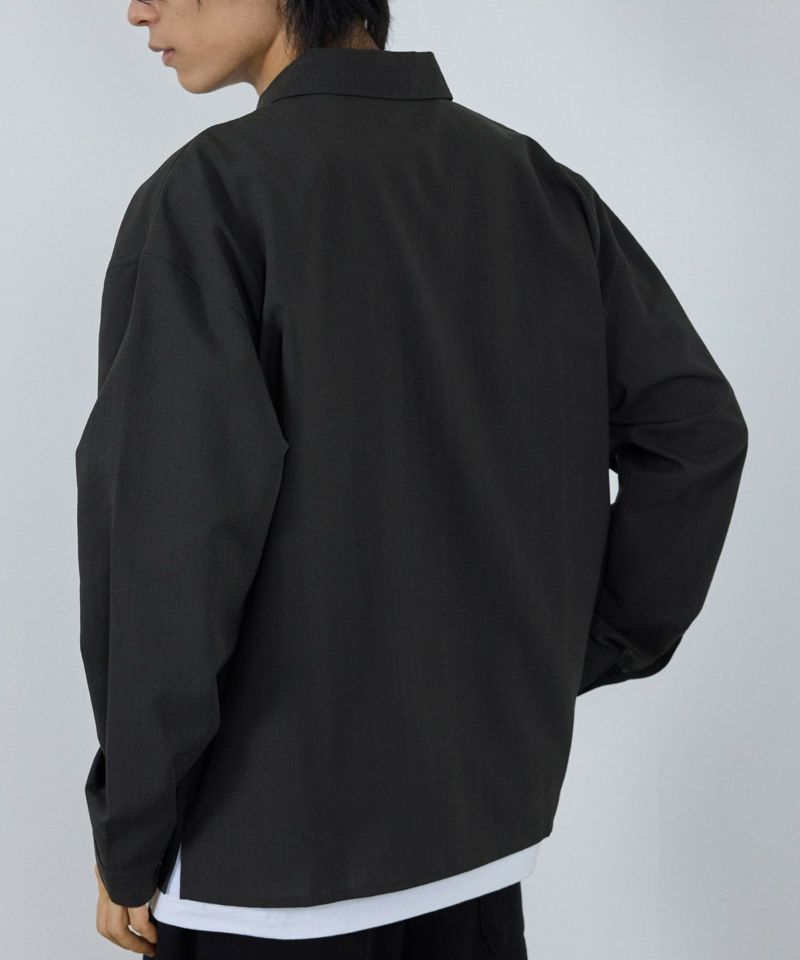 URBAN COLLECTION  AIR Smoosy ジップシャツ メンズ商品画像-5