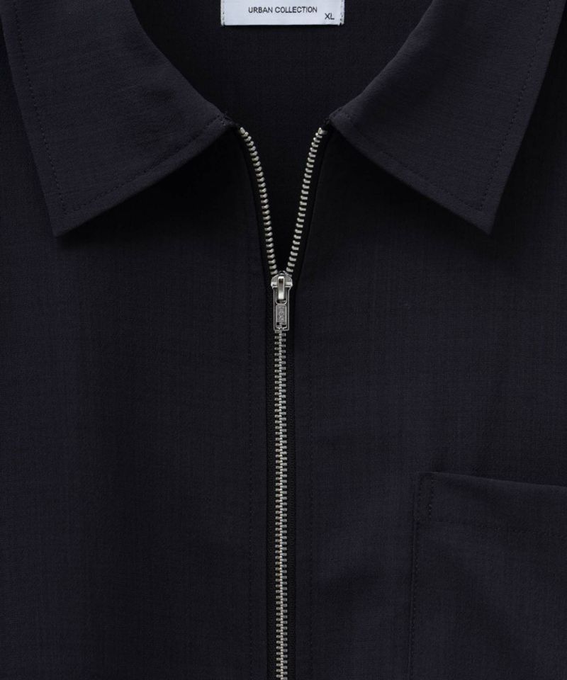 URBAN COLLECTION  AIR Smoosy ジップシャツ メンズ商品画像-13
