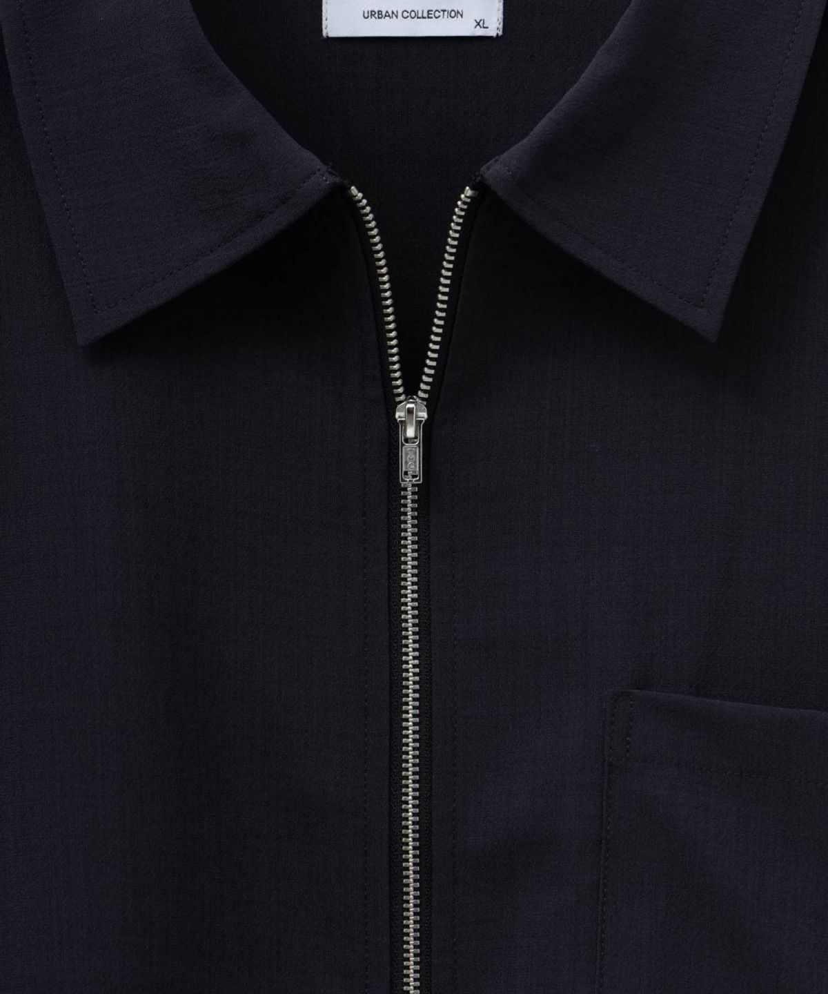 URBAN COLLECTION AIR Smoosy ジップシャツ メンズ