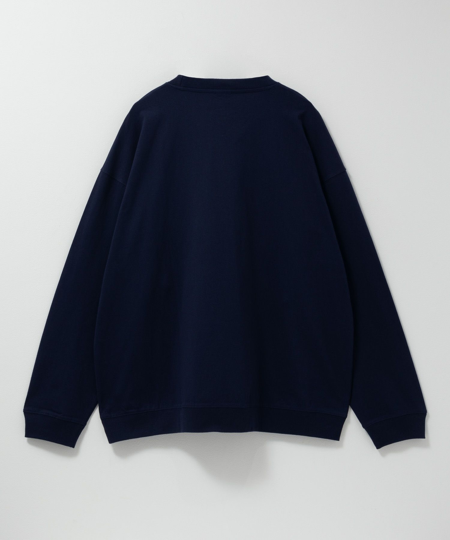 ひげスラブ天竺長袖Tシャツ メンズ商品サムネイル-6