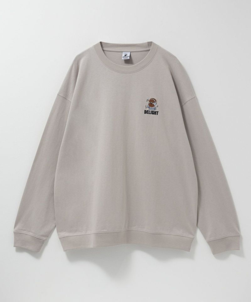 ひげスラブ天竺長袖Tシャツ メンズ商品画像-7