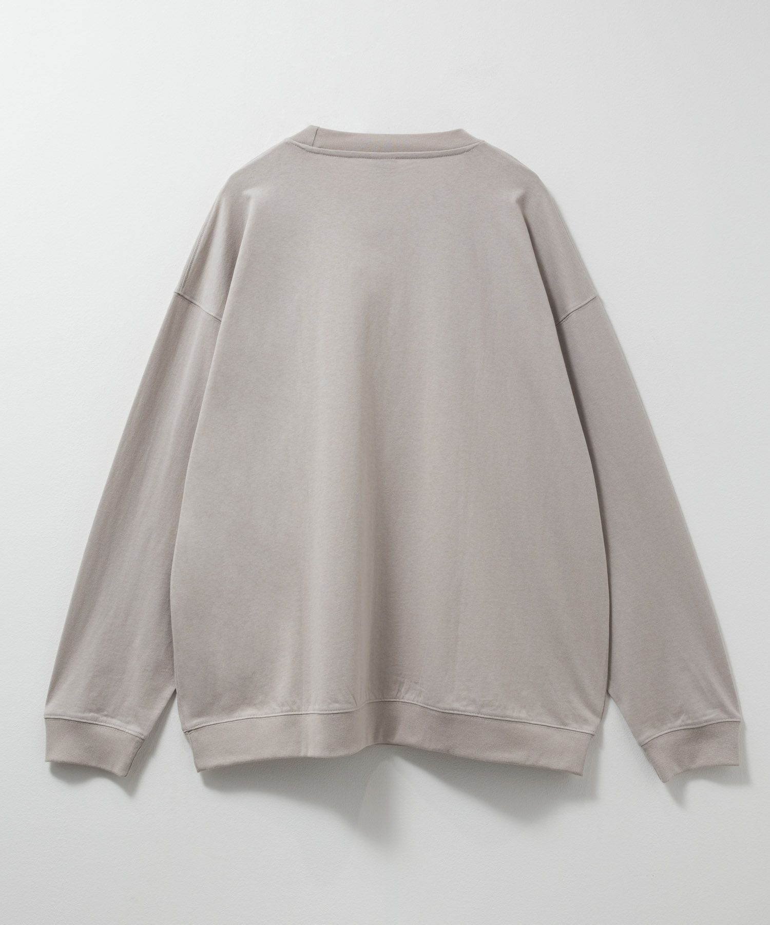 ひげスラブ天竺長袖Tシャツ メンズ商品サムネイル-8