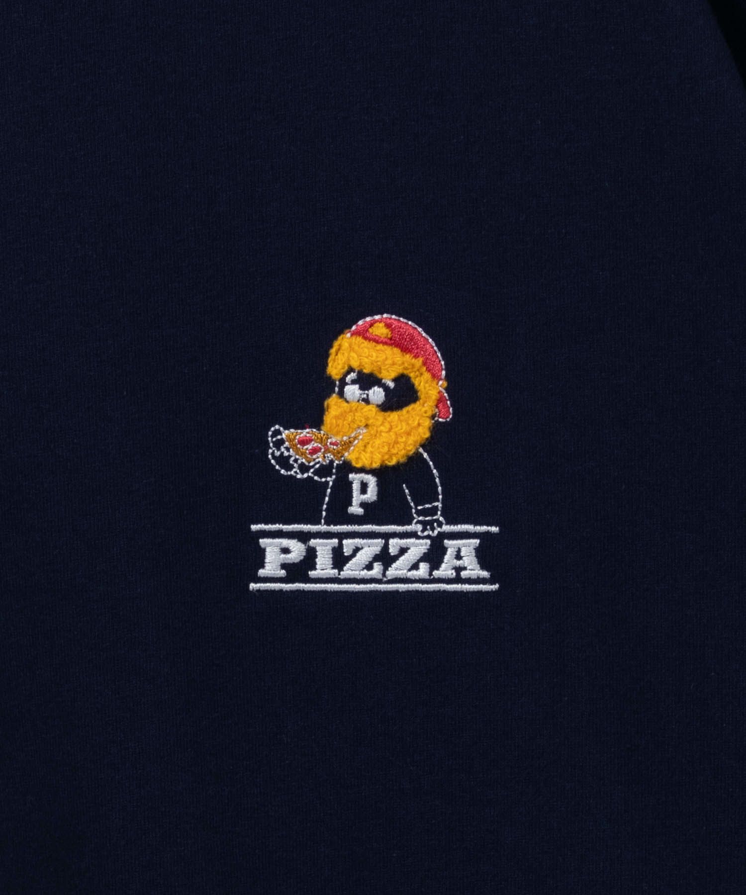 ひげスラブ天竺長袖Tシャツ メンズ