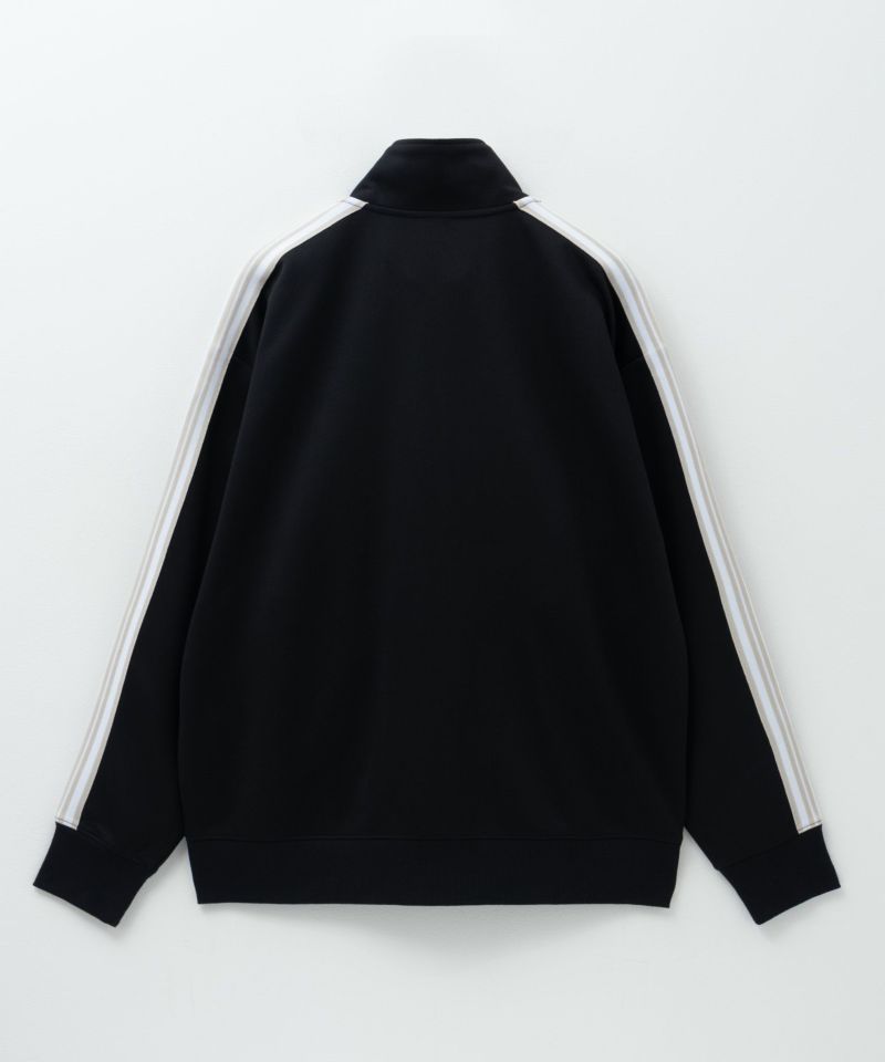 DISCUS  ポンチ素材 ワンポイントトラックジャケット メンズ商品画像-4