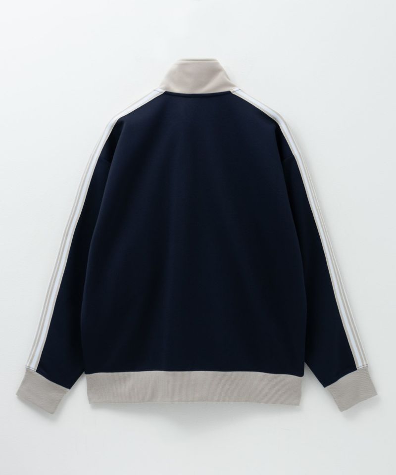 DISCUS  ポンチ素材 ワンポイントトラックジャケット メンズ商品画像-6