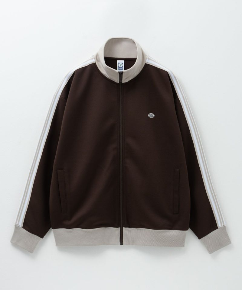 DISCUS ポンチ素材 ワンポイントトラックジャケット メンズ商品画像-7