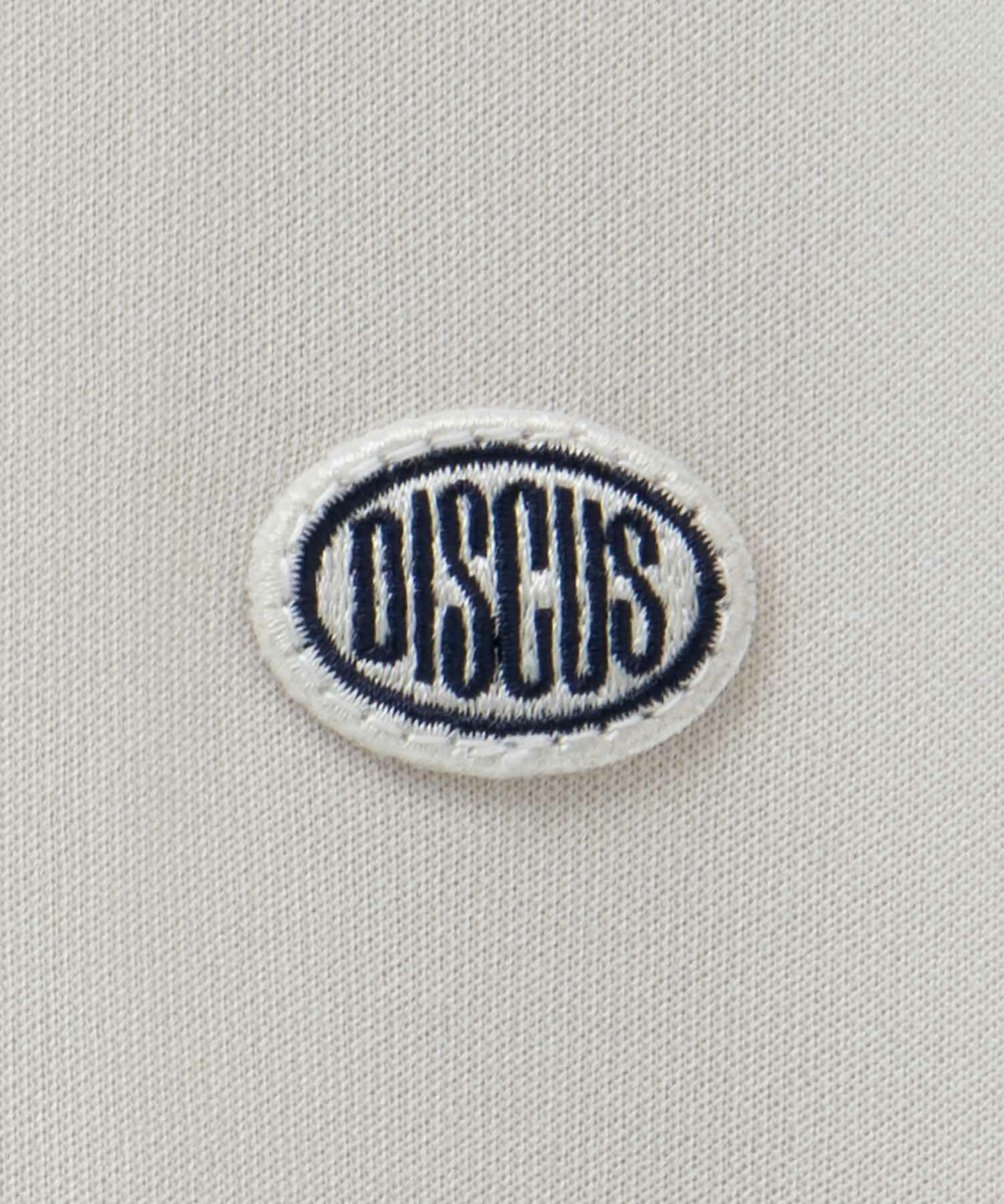 DISCUS ポンチ素材 ワンポイントトラックジャケット メンズ