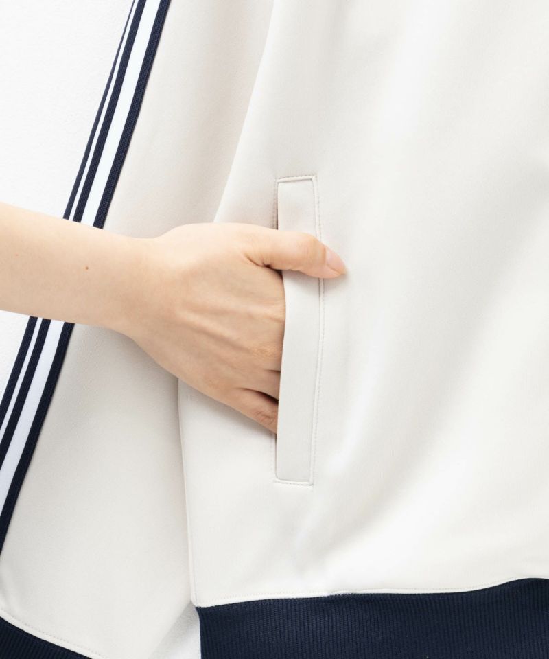 DISCUS ポンチ素材 ワンポイントトラックジャケット メンズ商品画像-10