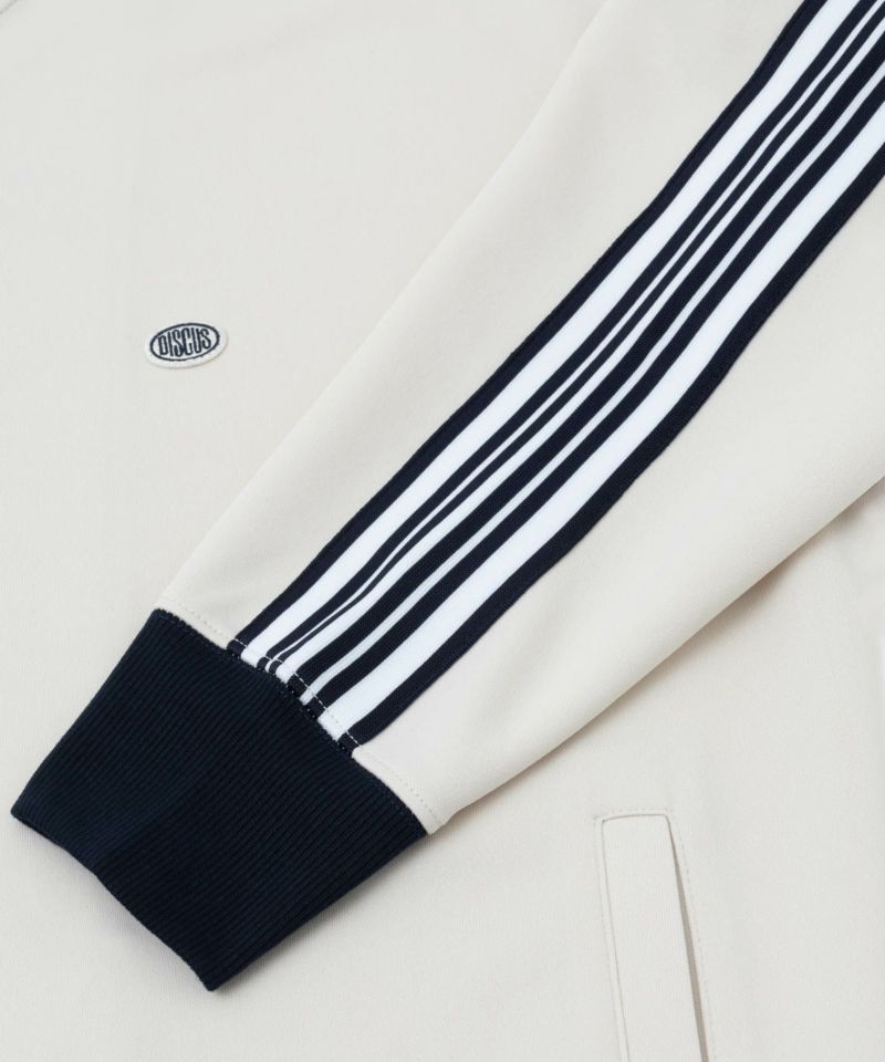 DISCUS ポンチ素材 ワンポイントトラックジャケット メンズ商品画像-11