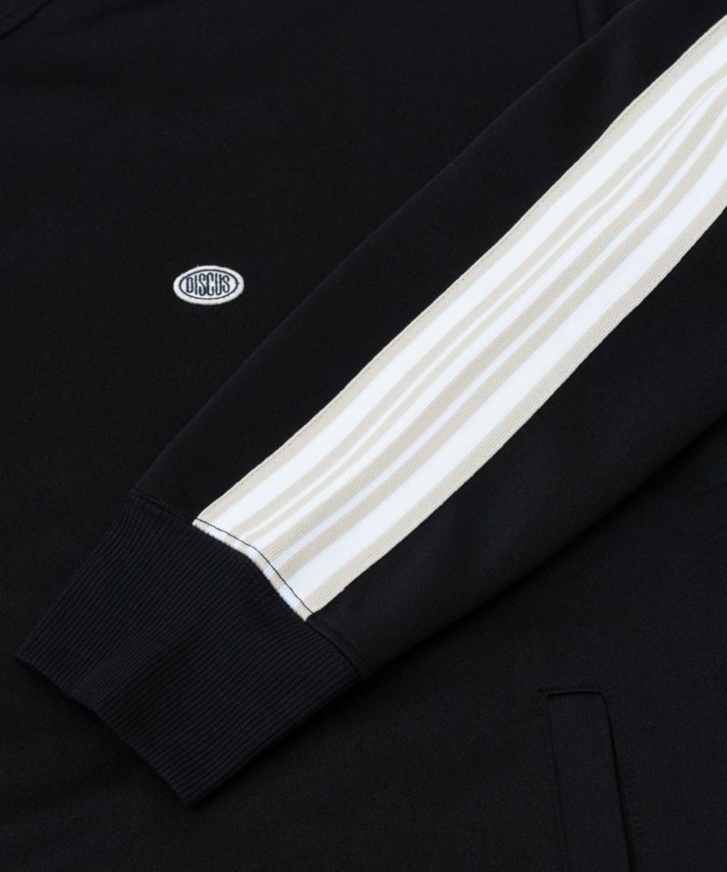 DISCUS ポンチ素材 ワンポイントトラックジャケット メンズ商品画像-12