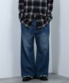【WEB限定】デニムツータックワイドパンツ メンズ