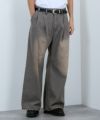 【WEB限定】デニムツータックワイドパンツ メンズ