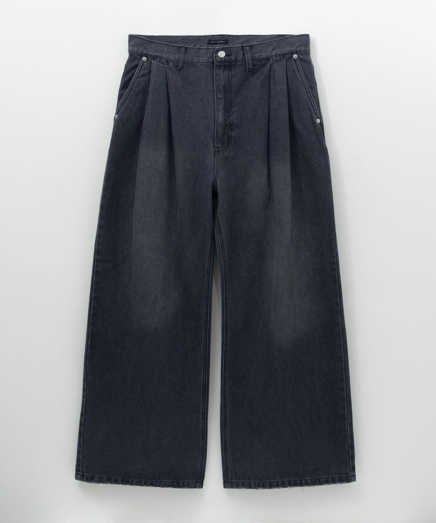 【WEB限定】デニムツータックワイドパンツ メンズ商品画像-13