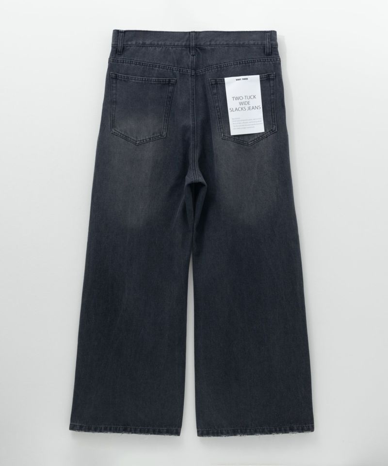 Luisenbarn0209ページ デニムツータックワイドパンツ メンズ