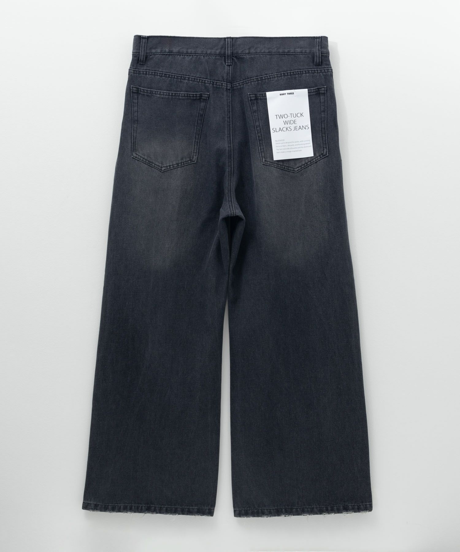 【WEB限定】デニムツータックワイドパンツ メンズ