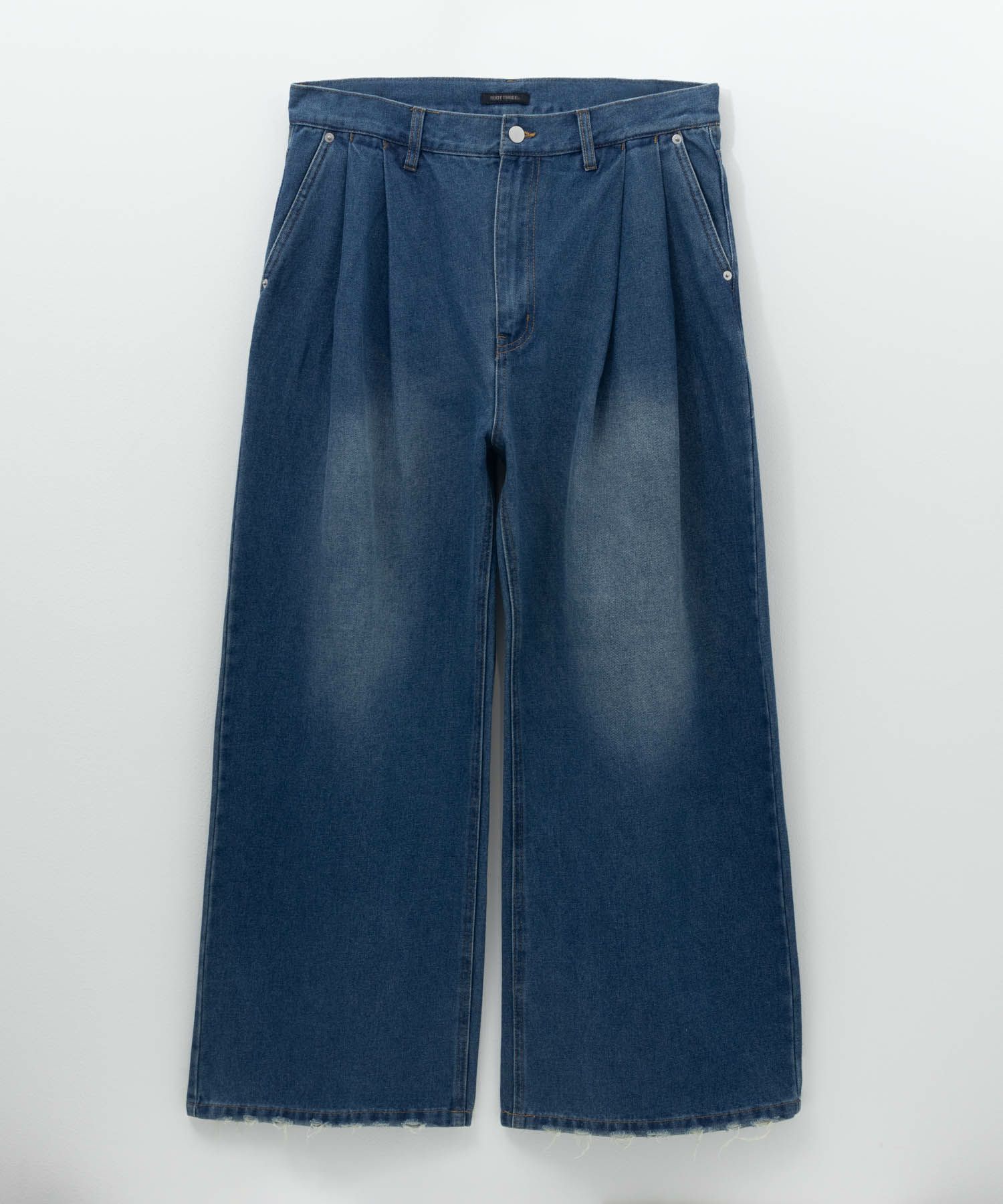 【WEB限定】デニムツータックワイドパンツ メンズ商品画像-15