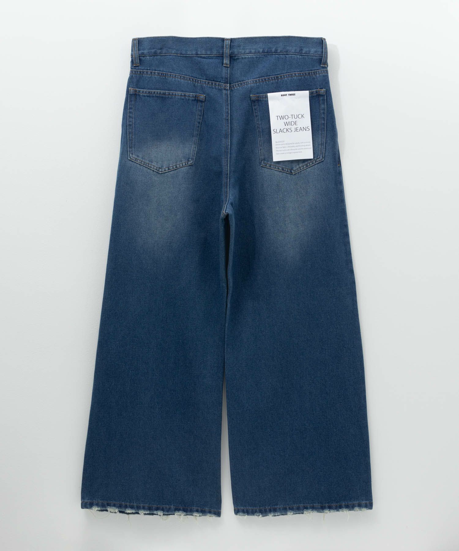 【WEB限定】デニムツータックワイドパンツ メンズ商品画像-16