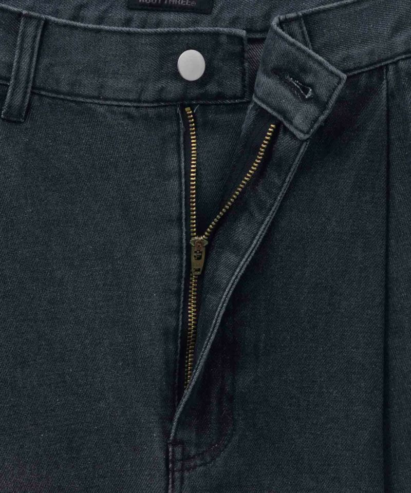 【WEB限定】デニムツータックワイドパンツ メンズ商品画像-19