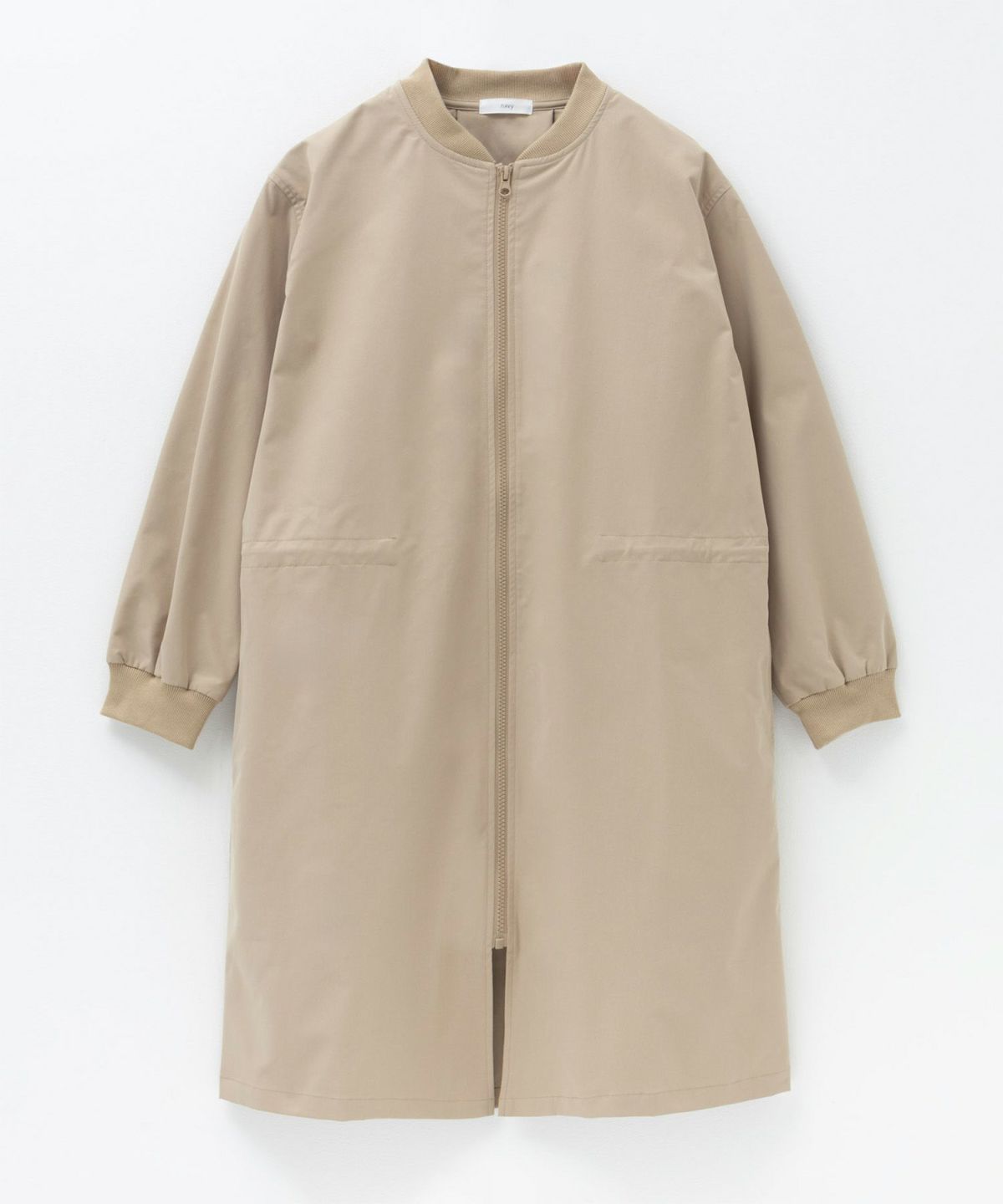 nAvy リブロングブルゾン レディース