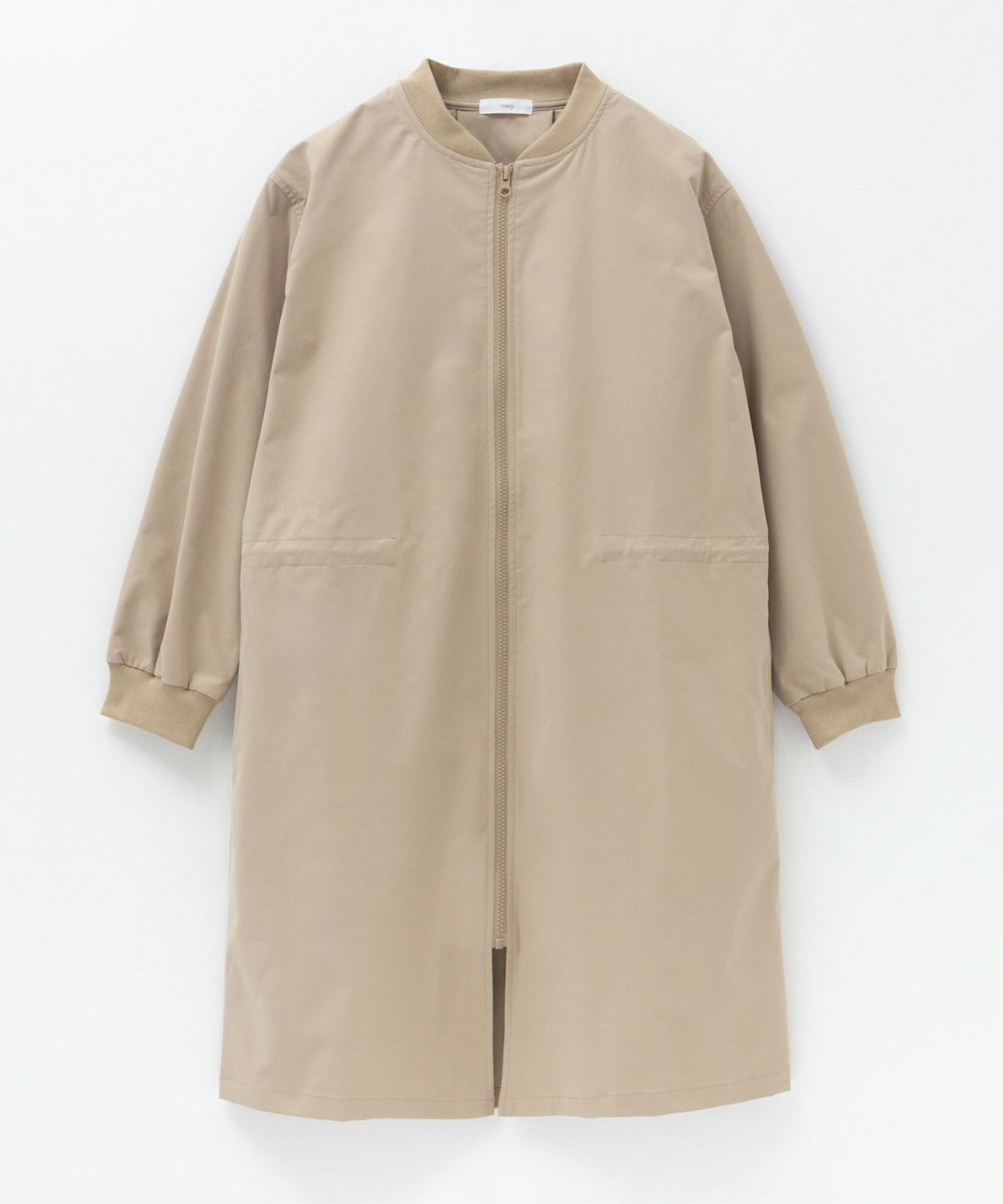 nAvy リブロングブルゾン レディース