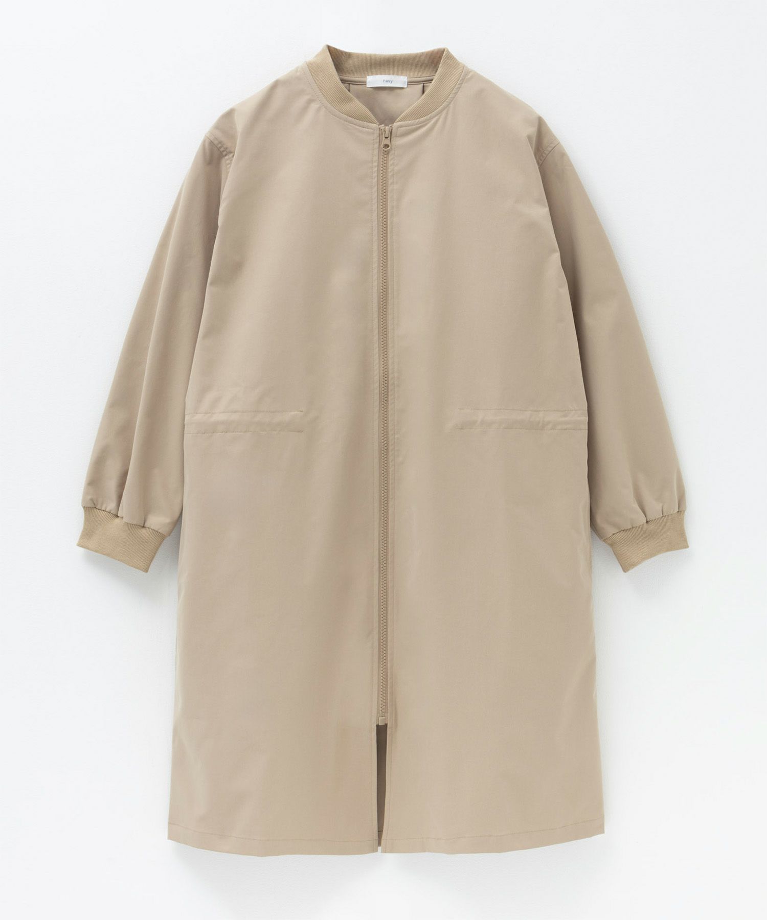 nAvy リブロングブルゾン レディース