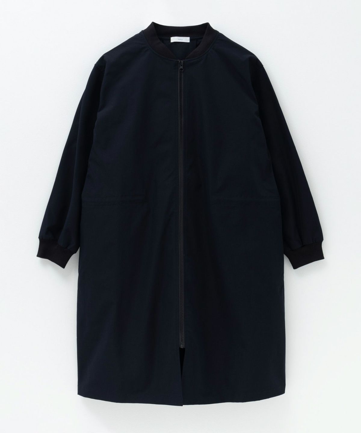 nAvy リブロングブルゾン レディース