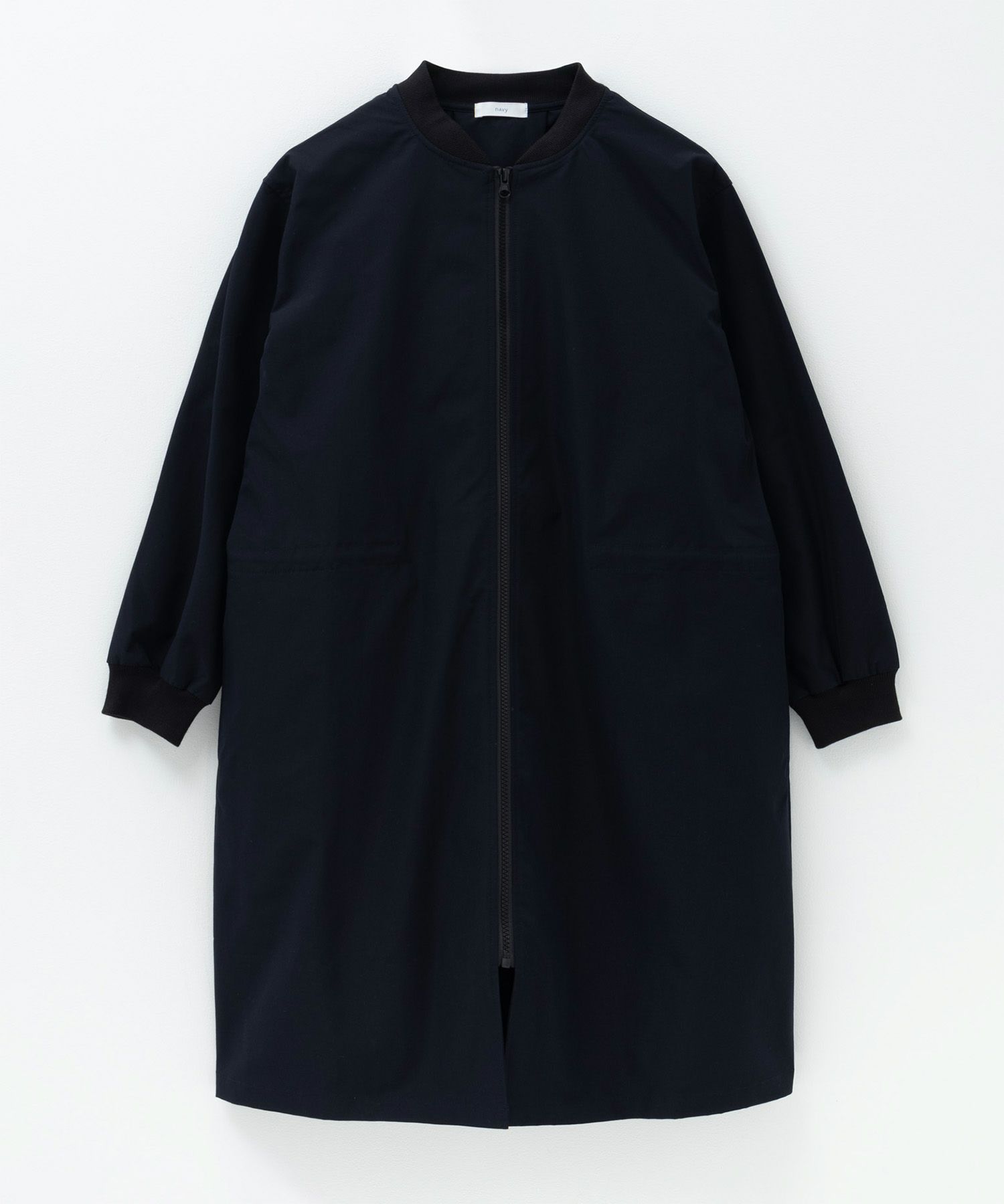 nAvy リブロングブルゾン レディース