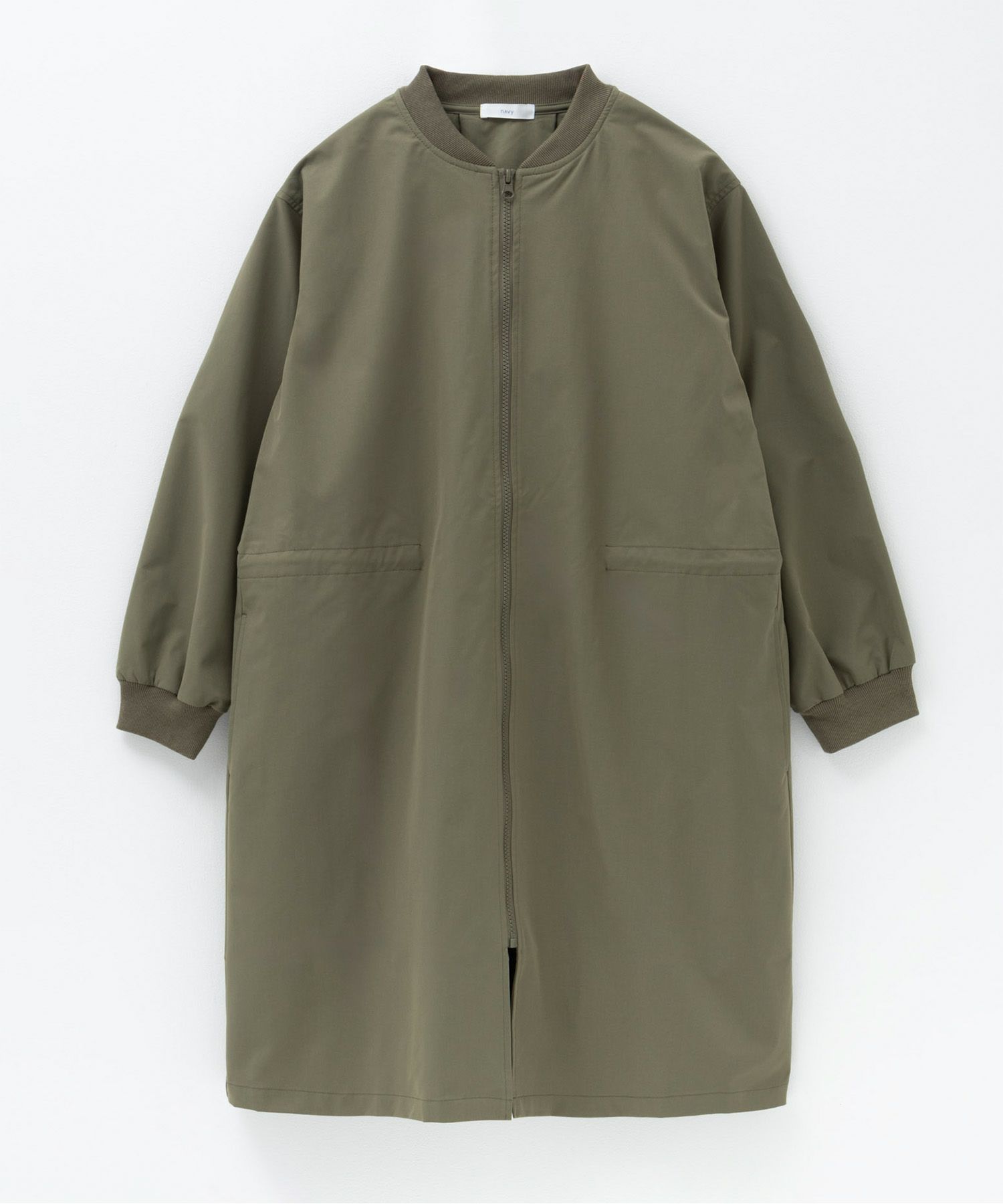 nAvy リブロングブルゾン レディース