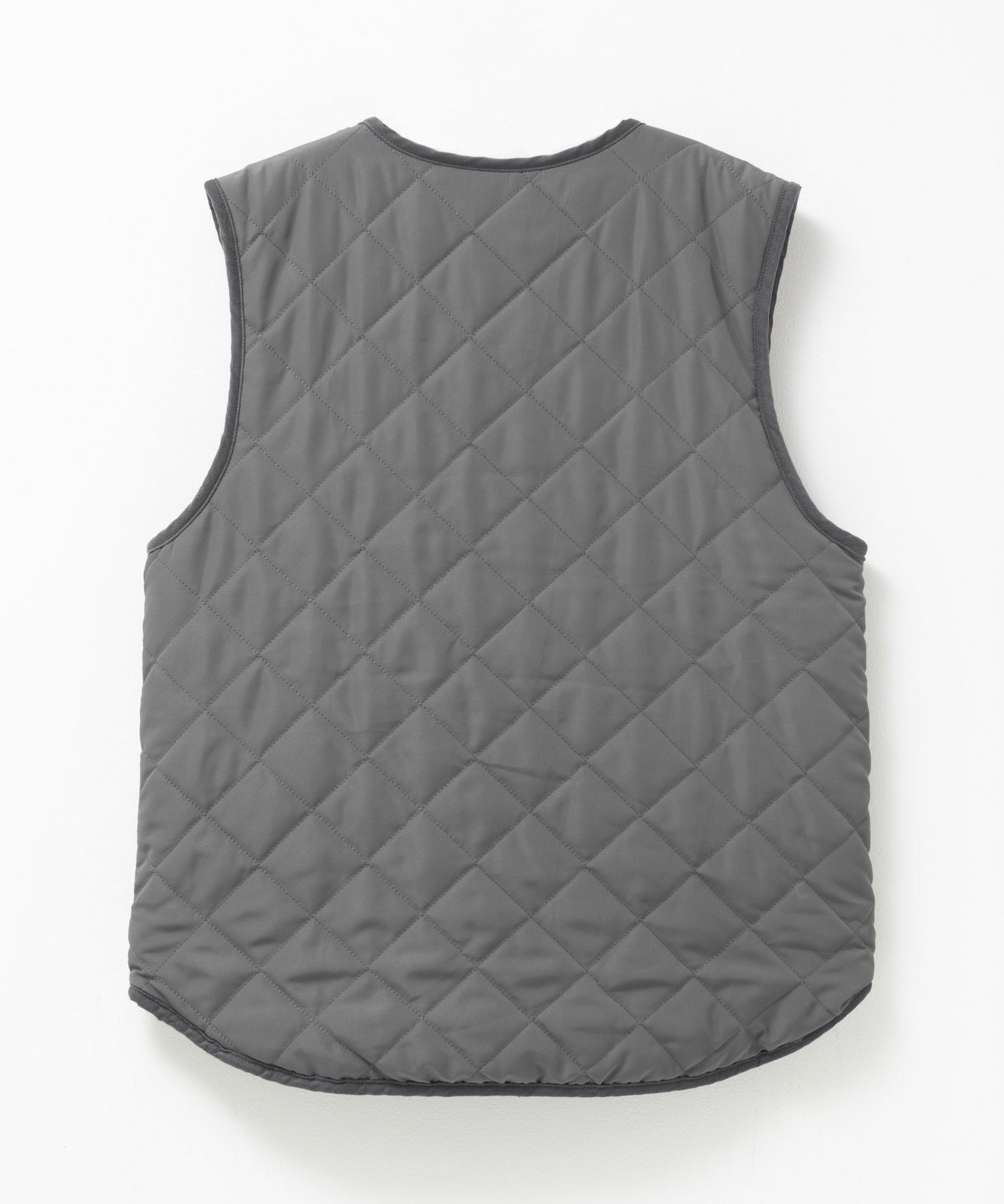 NAVY  ボア×タフタリバーシブルベスト レディース商品画像-19