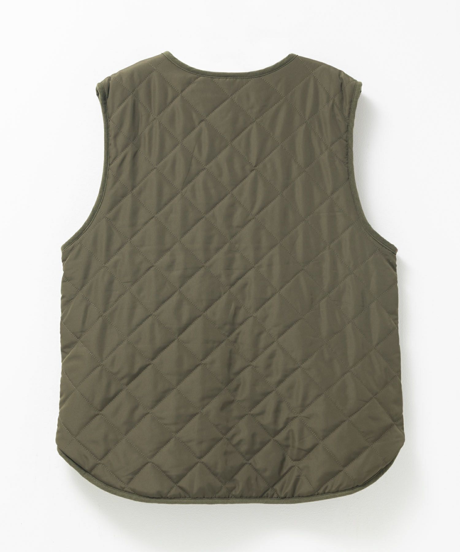 NAVY  ボア×タフタリバーシブルベスト レディース商品画像-21