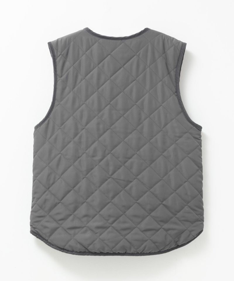 NAVY  ボア×タフタリバーシブルベスト レディース商品画像-23