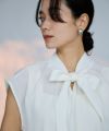 milli de l'air 2WAYフレンチボウタイブラウス レディース商品サムネイル-6