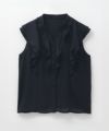 milli de l'air ラッフルフリルキーネックブラウス レディース
