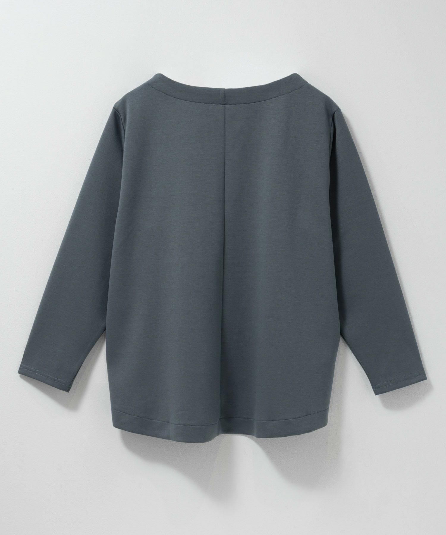 nAvy ポンチ素材 裾ラウンドプルオーバー レディース メール便 対応商品