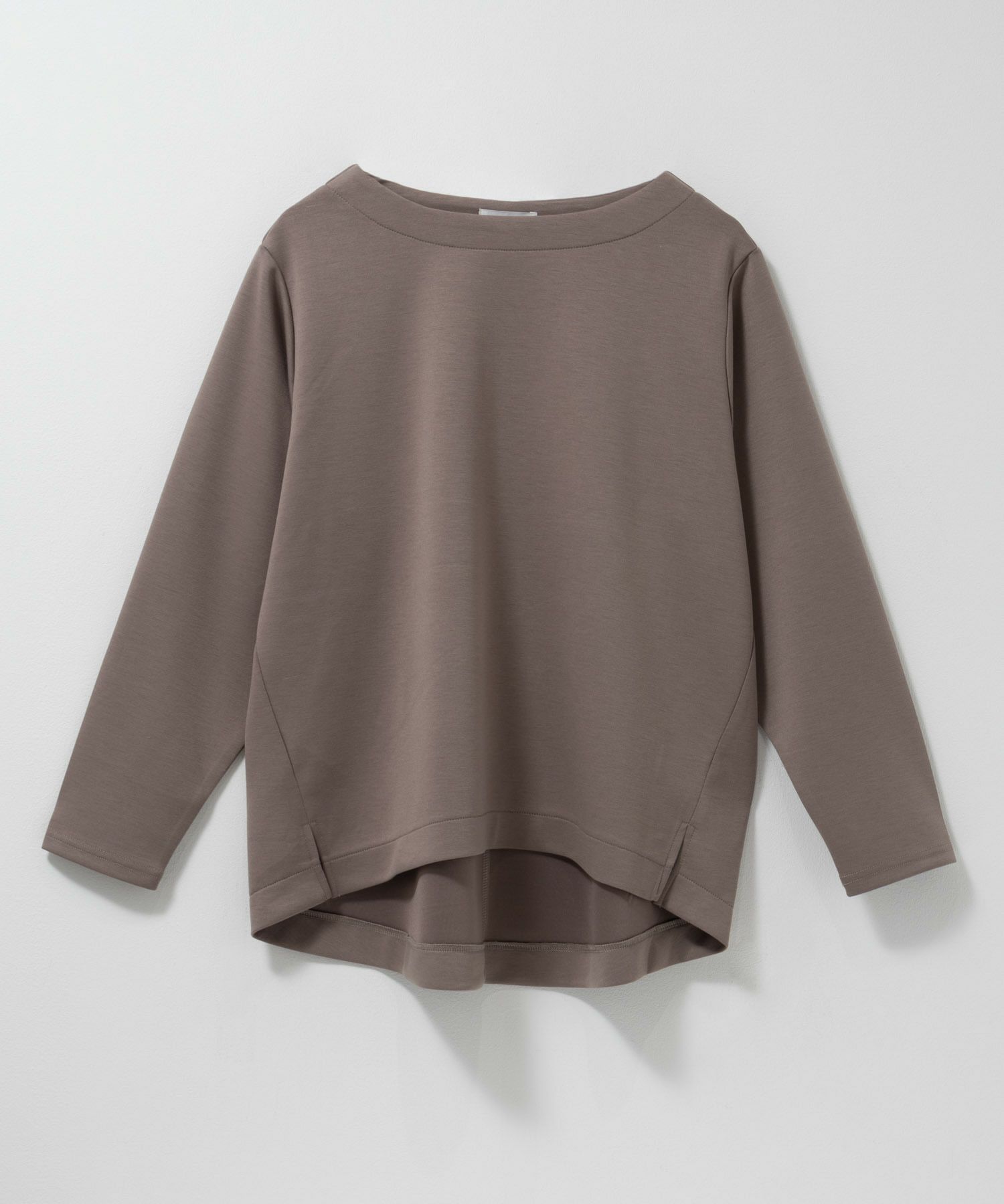 nAvy ポンチ素材 裾ラウンドプルオーバー レディース メール便 対応商品商品画像-21