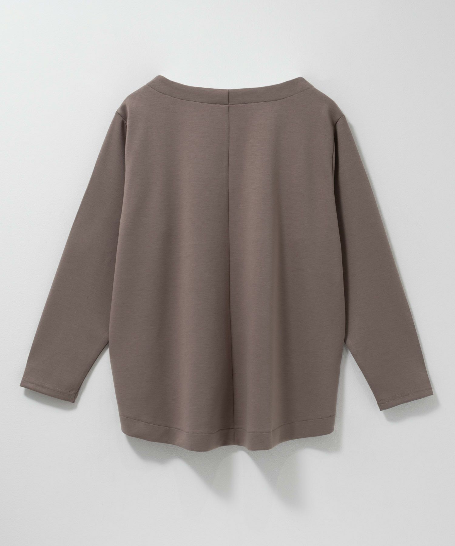 nAvy ポンチ素材 裾ラウンドプルオーバー レディース メール便 対応商品商品画像-22