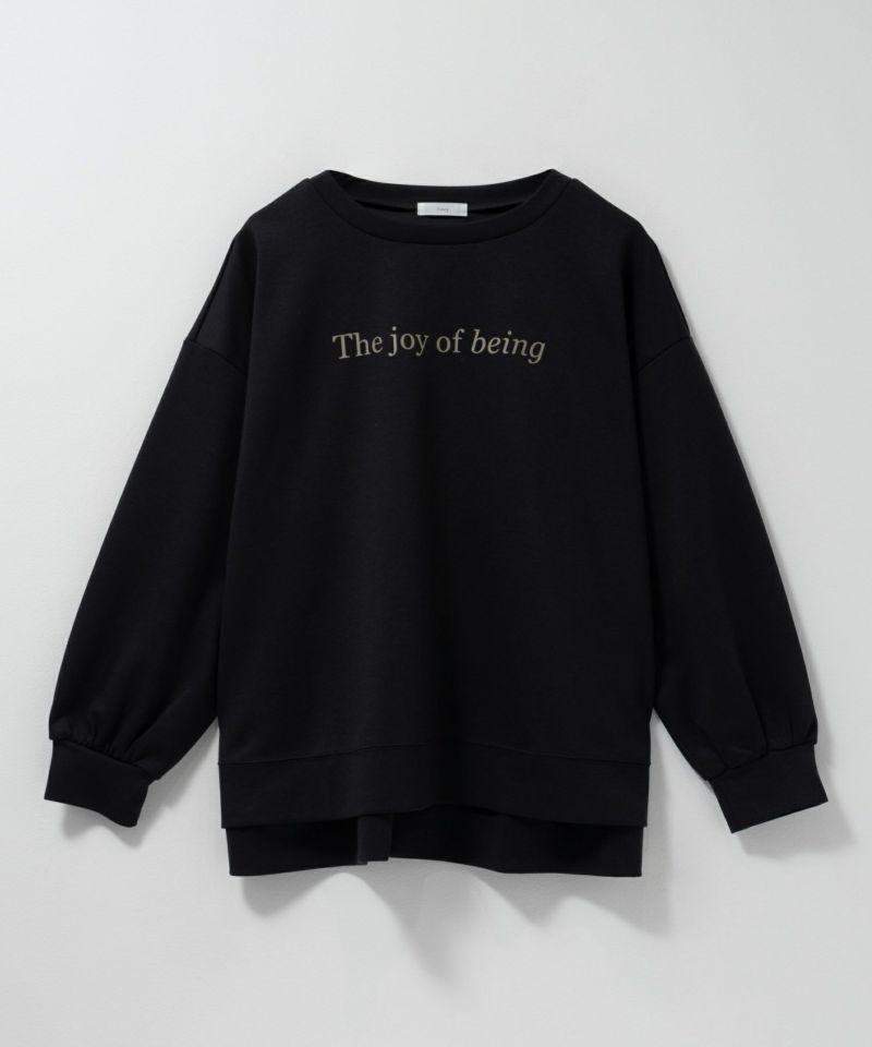 nAvy  ポンチ素材 ロゴプリントプルオーバー レディース商品画像-17