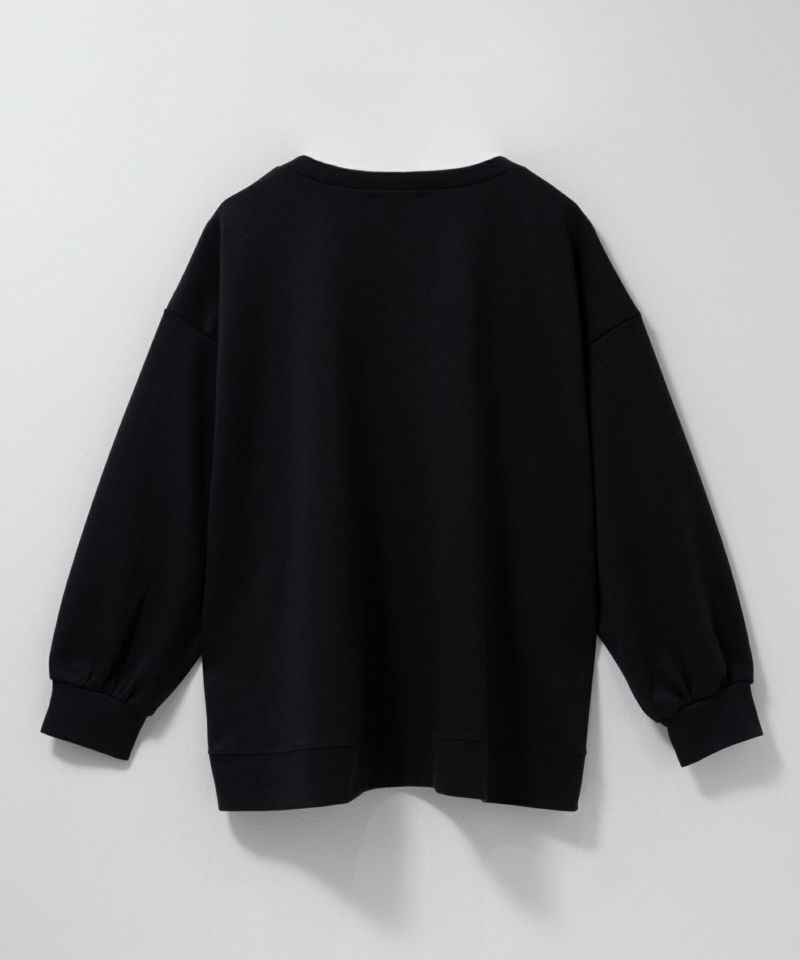 nAvy  ポンチ素材 ロゴプリントプルオーバー レディース商品画像-18