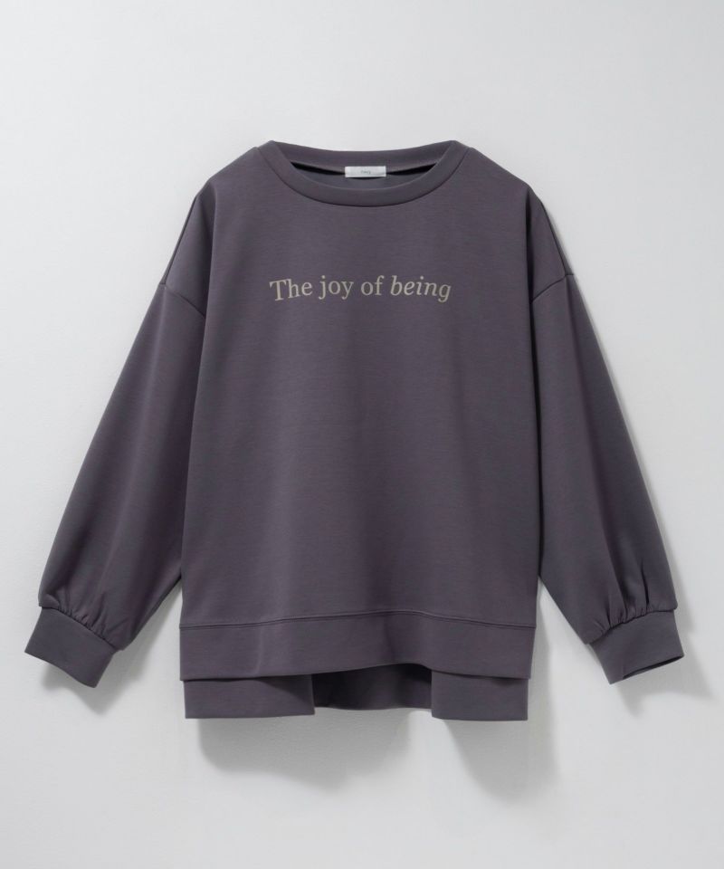 nAvy  ポンチ素材 ロゴプリントプルオーバー レディース商品画像-19