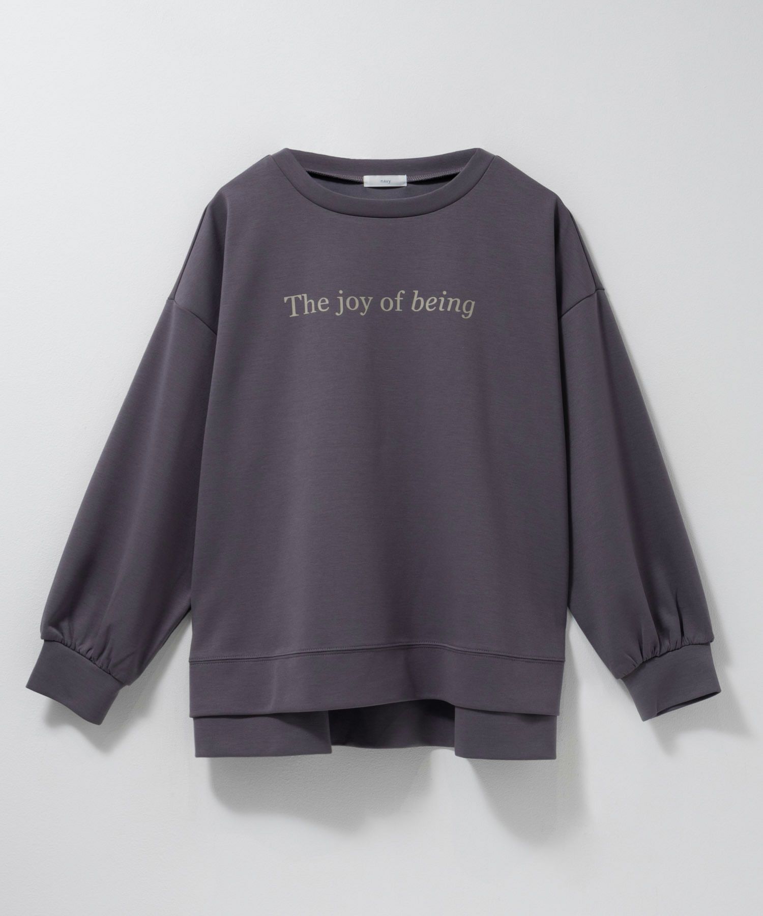 nAvy ポンチ素材 ロゴプリントプルオーバー レディース商品画像-19