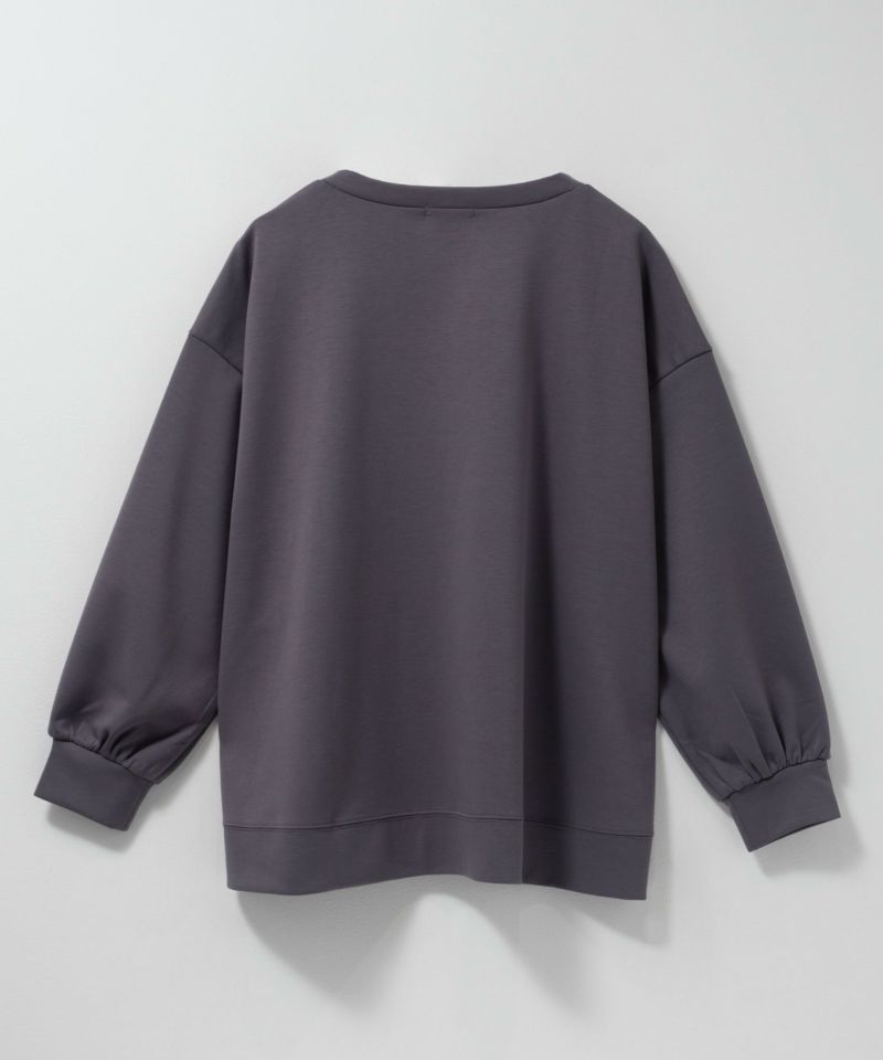 nAvy  ポンチ素材 ロゴプリントプルオーバー レディース商品画像-20