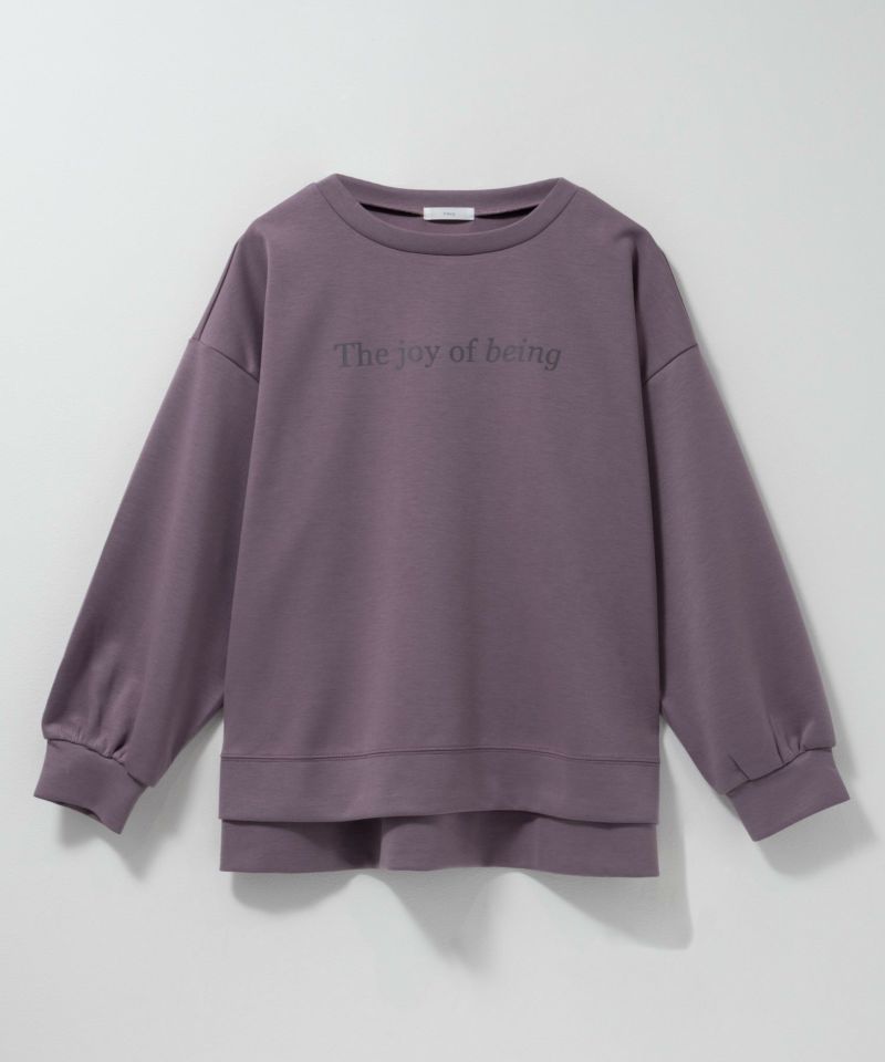 nAvy  ポンチ素材 ロゴプリントプルオーバー レディース商品画像-21