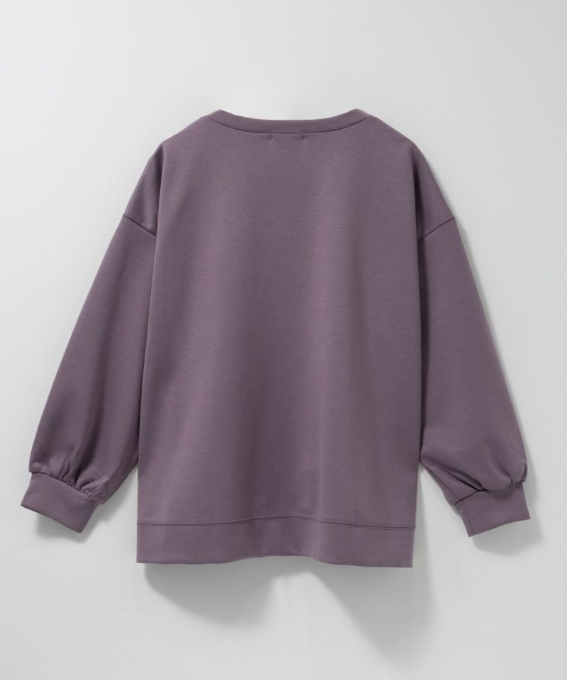 nAvy  ポンチ素材 ロゴプリントプルオーバー レディース商品画像-22